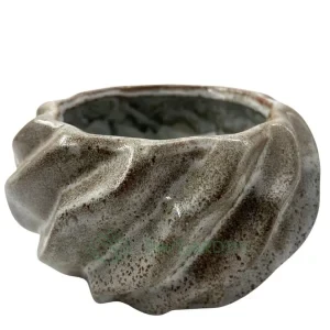 Vaso de Cerâmica Espiral